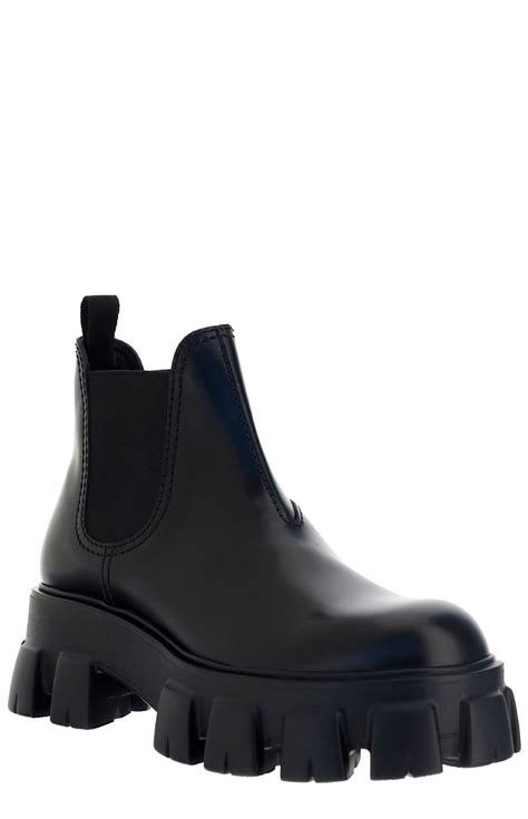 prada lug sole chelsea|Prada Monolith Lug Sole Chelsea Boot (Men) .